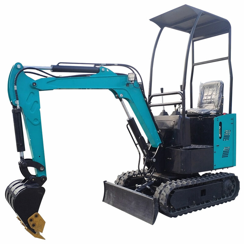 Tools China TY15 mini crawler excavator yard renovation and routine maintenance, add wood grabber, breaker hammer, customized