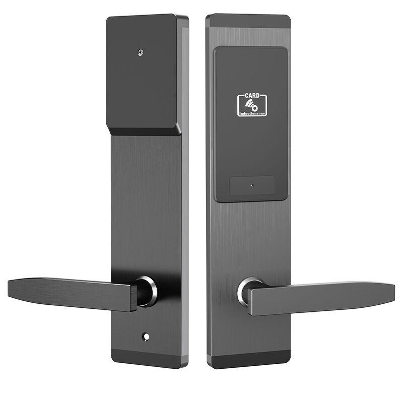 Kunci Pintu Elektronik Digital Kartu Pintar Sistem Kunci Hotel RFID Baja Tahan Karat