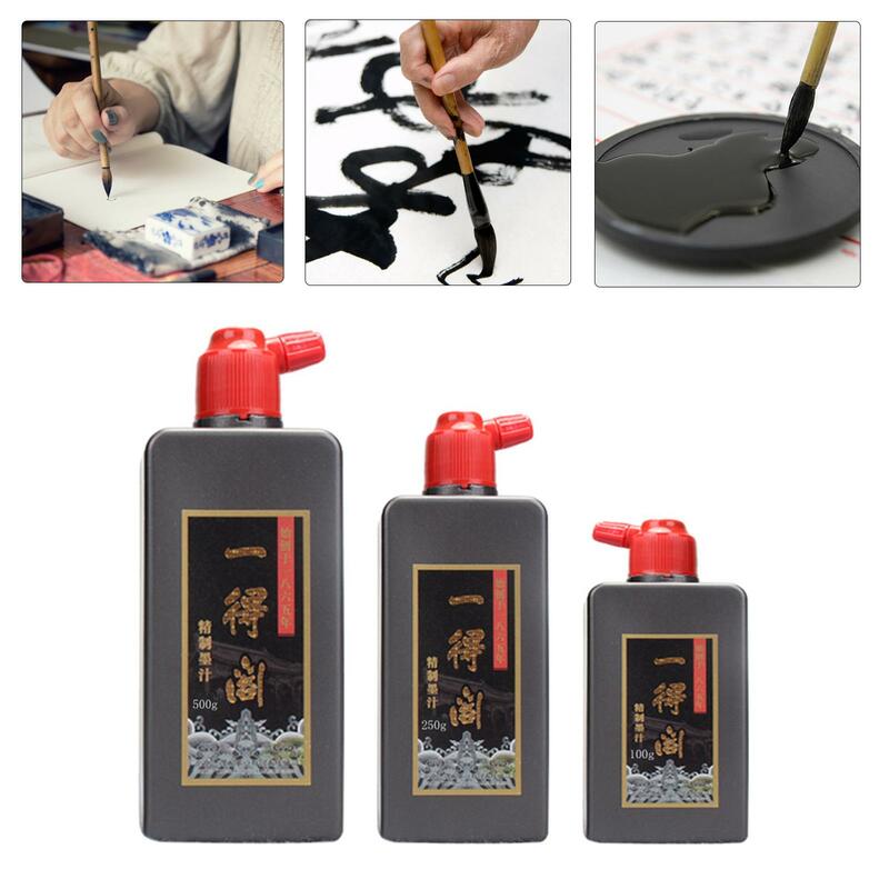 Жидкие чернила Sumi Ink для китайской японской каллиграфии, кисть для рисования и письма, профессиональные Традиционные чернила для каллиграфии