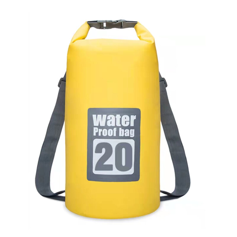 Bolsa seca impermeable de PVC para deportes al aire libre, Kit de almacenamiento para canoa, Kayak, Rafting, natación, mochila, 5L/10L/15L/20L