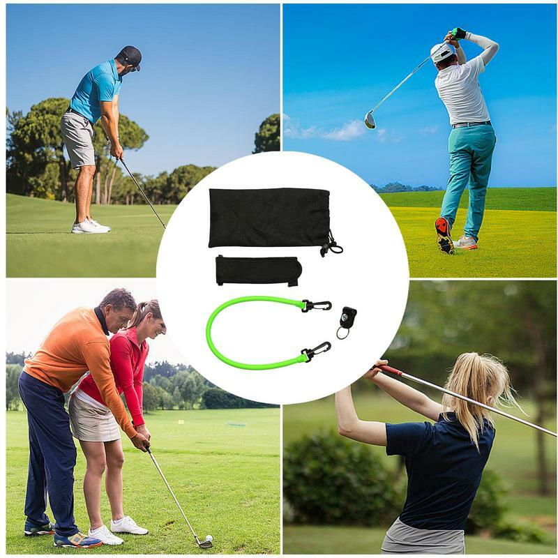 Cuerda de práctica de columpio de entrenador de Golf ajustable, mejora la precisión y Control del hombro, giro, alto rendimiento