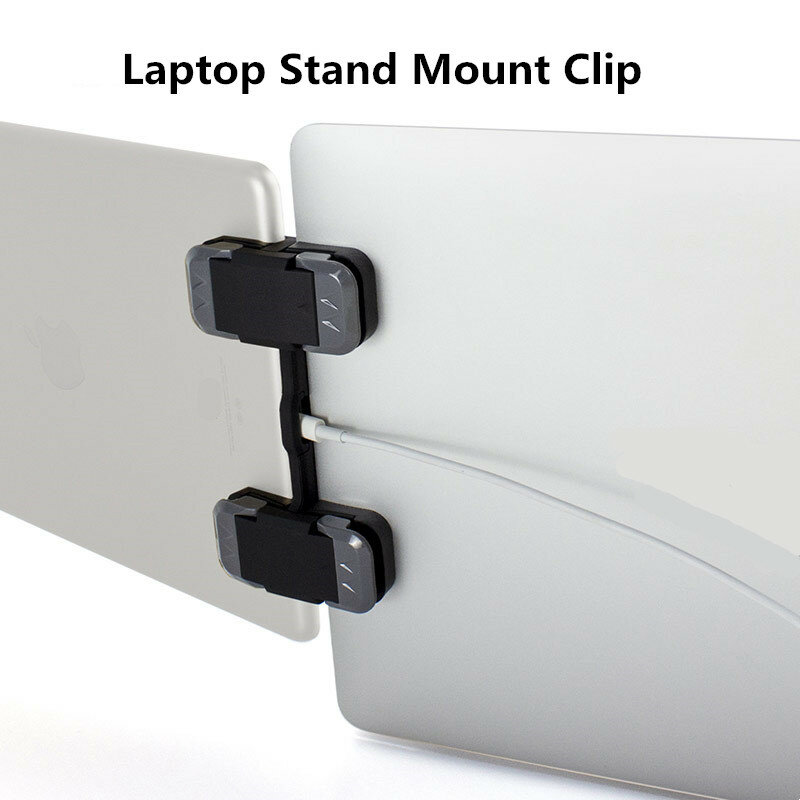 Pemegang Tablet Monitor, klip Monitor dudukan samping Multi layar untuk bantalan Pro Air 1 2 3 4 5 Macbook Air Xiaomi Laptop tampilan ganda