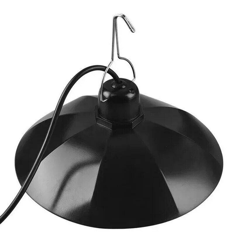 Plafonnier LED Solaire d'Extérieur, Lampe Suspendue Étanche à Double Tête, Décorations avec Télécommande pour Abri et Grange d'Nik