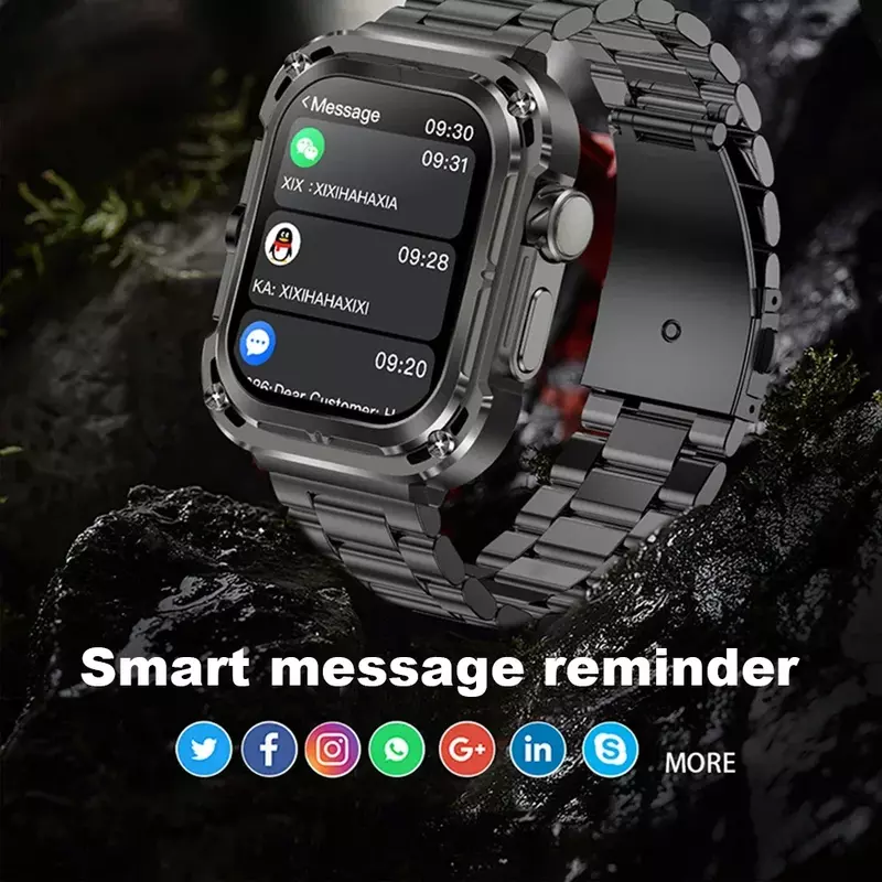 Z85 Max Outdoor Smart Watch Men 2.04 Inch GPS Track NFC/Games/Air Pressure/Gradient Second Hand/Zanzhu/Qibla Fucntion Smartwatch