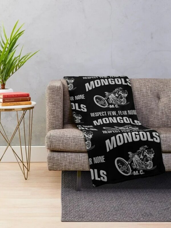 Плед Mongols для постели, декоративное покрывало для кемпинга