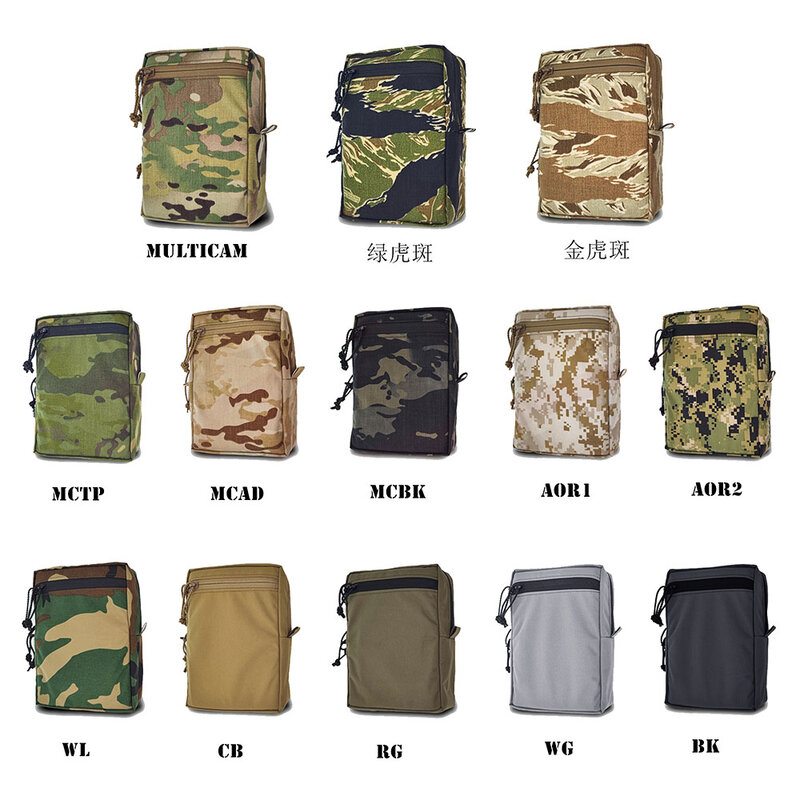 SS style GP Vertical Sundries Bag Tactical Molle Belt Pouch Multifunctional Water Bottle bag