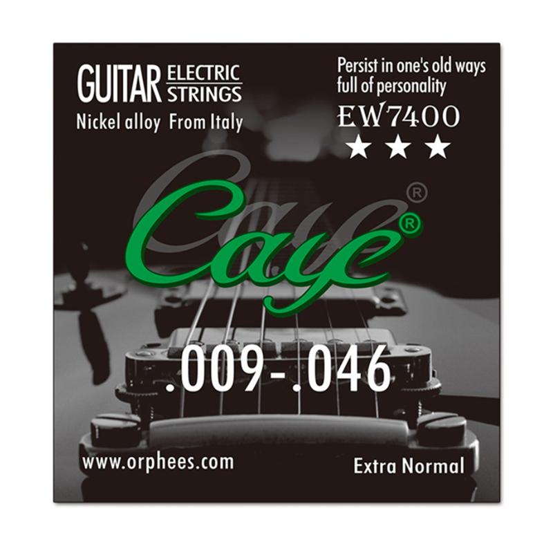 2022 gorąca sprzedaż EW części do gitary struny do gitary elektrycznej zestaw Metal Rock sześciokątne ze stali węglowej gitara elektryczna zestawy strun gitara