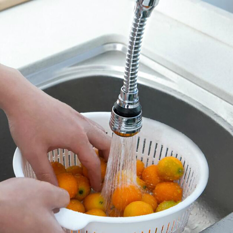 Regolazione a 360 ° estensore del rubinetto della cucina Dual Mode risparmio idrico pressurizzare rubinetto Extender filtro spruzzatore bagno Gadget da cucina