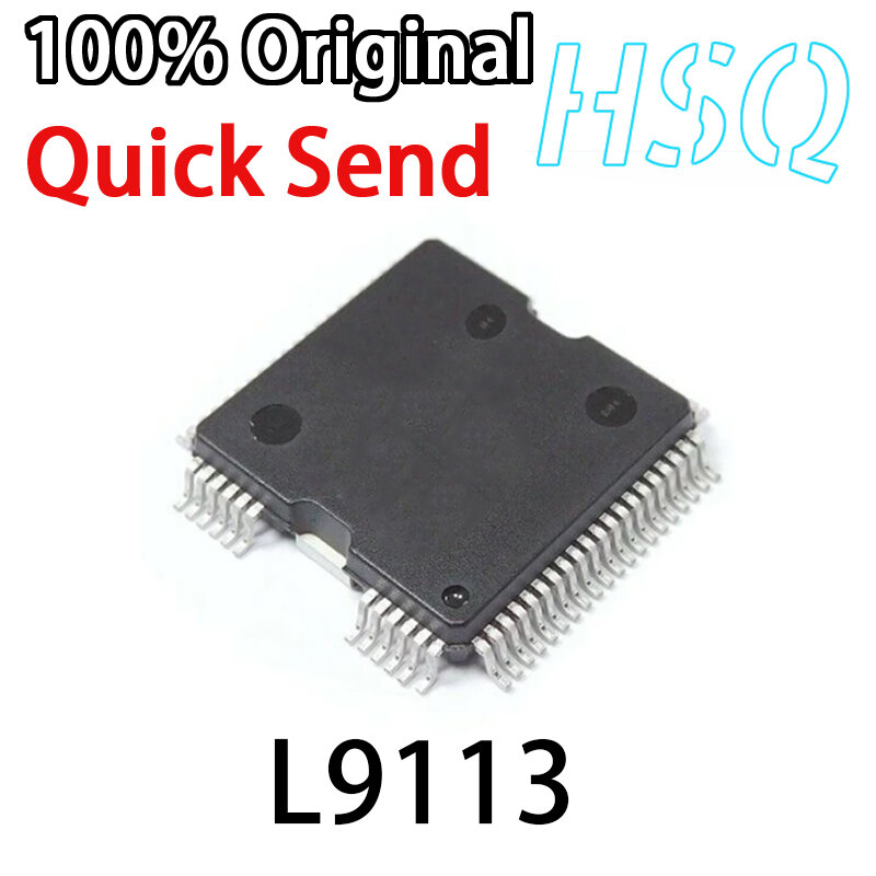 5PCS L9113 Automotive IC Multipoint PC Board Power Injection Integrated Block IC Chip Patch HQFP64 L9113