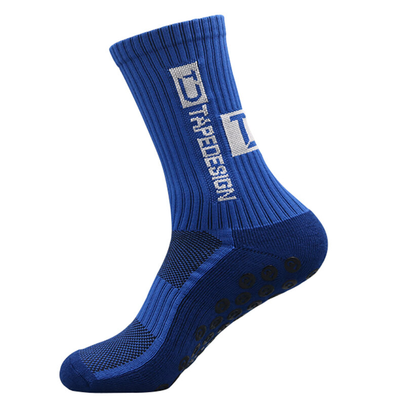 ANTI Football TDTAPEDESIGN 2023 SLIP New Socks Mid Calf Non Slip Soccer Cycling Sports Socks Mens Warm Sock EU38-44