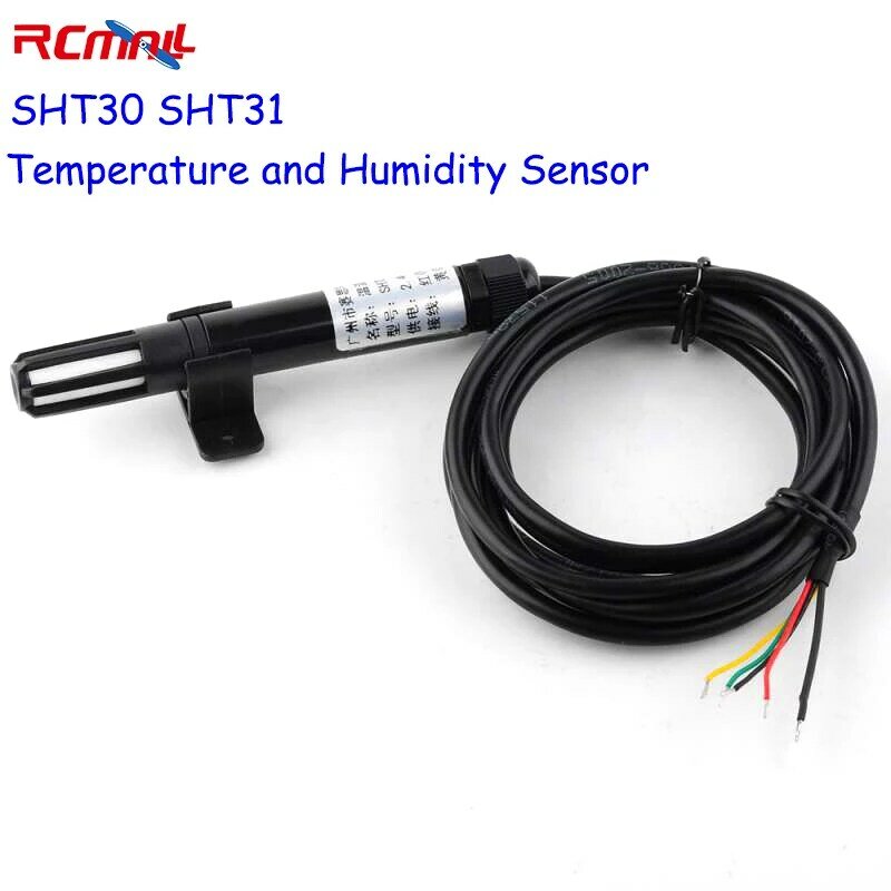 SHT30 SHT31 SHT35 Sensor Digital I2C pengukuran kelembapan suhu udara tahan suhu tinggi tahan Air presisi tinggi