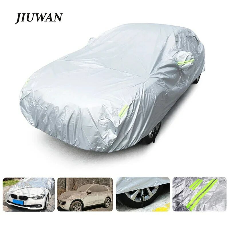 Cubierta de protección Exterior para coche, parasol de nieve, a prueba de polvo, Universal, para Hatchback, sedán, SUV