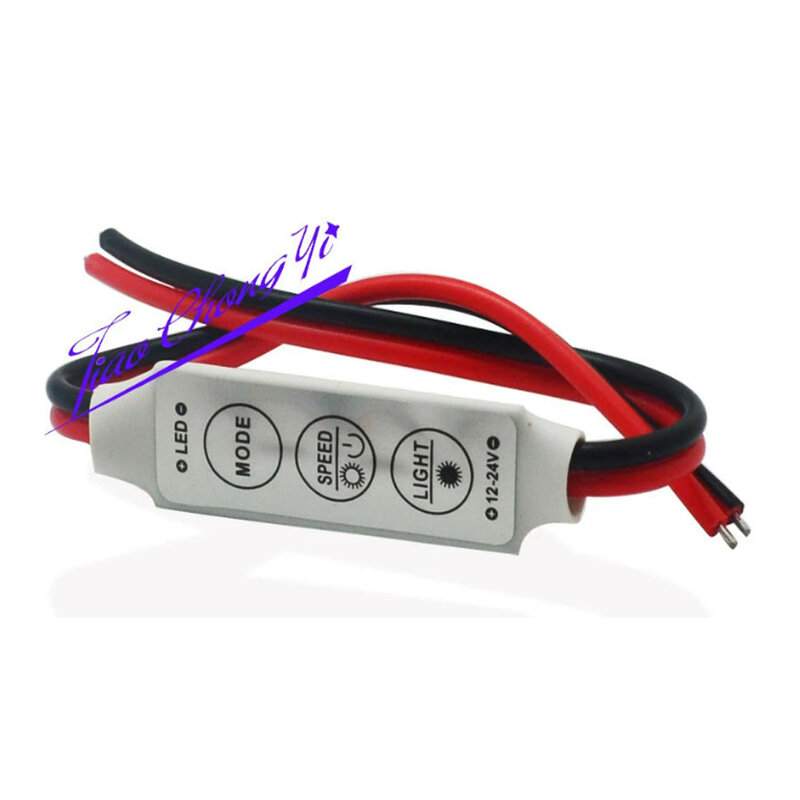 Controller per strisce LED Mini Dimmer RF Remote DC 5V 12V 24V Controller per LED 5050 5630 2835 Strip monocolore