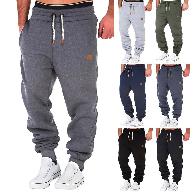 Men's Winter Warm Thermal Trousers Casual Athletic Fleece Pants Jogging Pants Men Sport Discovery Channel Pants Hot Overalls