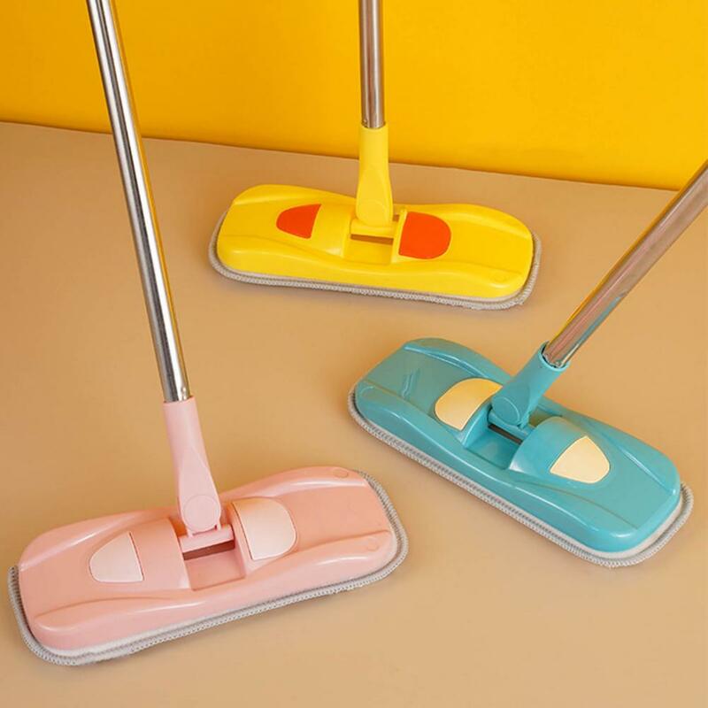 Mini Mop Toy Pretend Play Toy Educational Kids Toy Set with Small Mop Long Handle Absorbent Sponge Cloth Pretend Play for Boys
