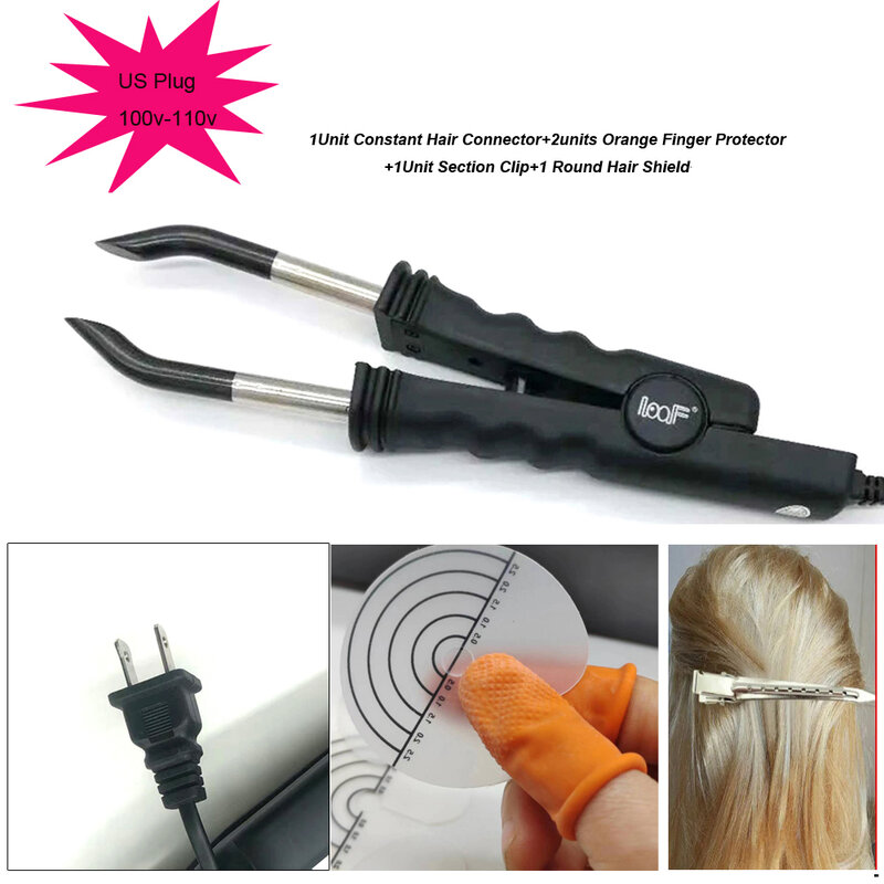 Captin for hair extension s Heat Connectors pinze estensione dei capelli s Iron for V light Hair extension s strumenti di estensione dei capelli costanti