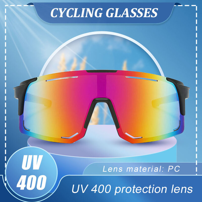 UV-Schutz Fahrrad Sonnenbrille wind dichte Brille für Männer Frauen polarisierte Linse Straße Outdoor-Fahrrad Fahrrad Brillen Zubehör