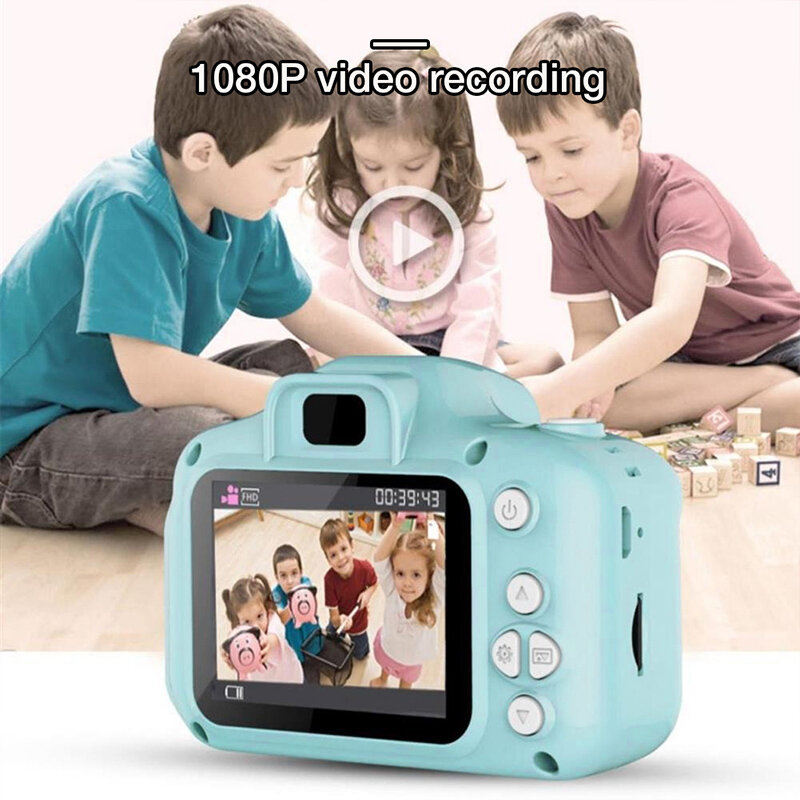 X2 Kinderen Mini Digitale Camera Kan Foto 'S Maken Video Klein Slr Speelgoed