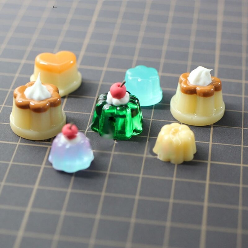Silicone Resin Molds Resin Ornaments Moulds Crafts Making Moulds Heart Flower Shaped Silicone Material Hand-Making Tools