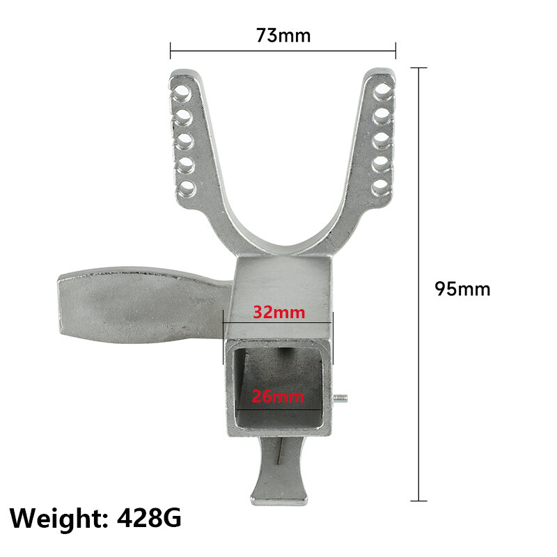DIY 304 Stainless Steel Slingshot  Accessories Sliding Module Trigger Strong Rubber Band Mechanical Slingshot Hunting