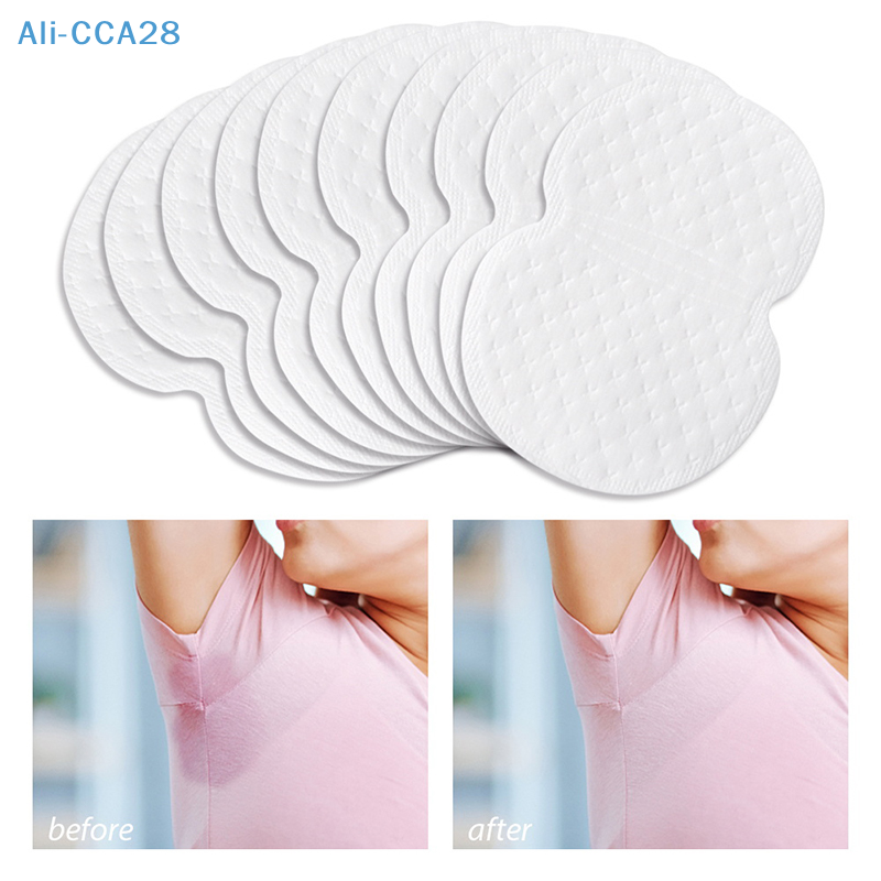 50Pcs Unisex Sweat Pads Summer Deodorants Underarm Anti Perspiration Sweat Pads Disposable Armpit Absorb Sweat Shield Pads
