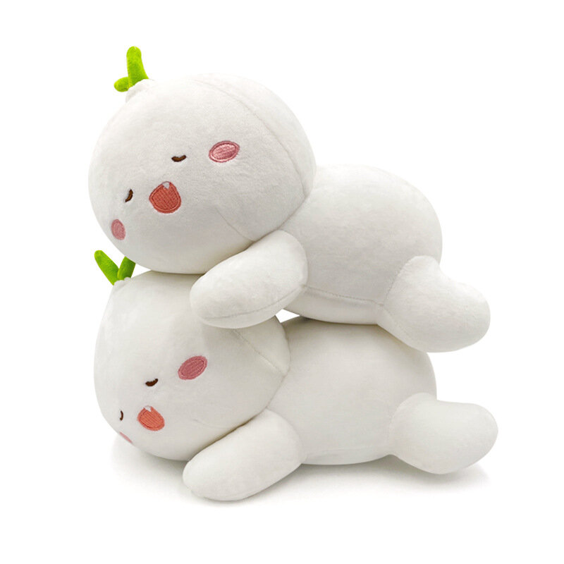 30cm Cute Criativo Alho Cabeça Boneca Plush Toy Cartoon Plush Stuffed Soft Fofinho Travesseiro Crianças Meninas Kawaii Gift Doll
