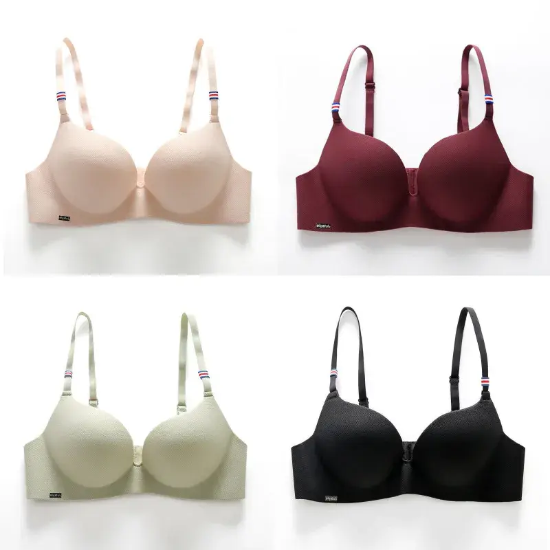 Girl Small Breasts Bra for Women Small Size Comfort Wireless Gather Sexy Push Up Simple Lingerie Seamless Brassiere Bralettle