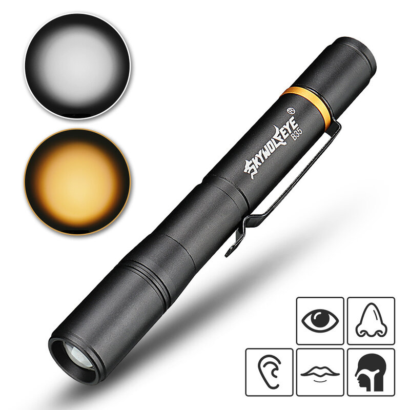 Mini Taschenlampen Stift Stil Multifunktions Notfall medizinische handliche Erste-Hilfe-Stift Licht Arbeit Inspektion LED Taschenlampe Professional