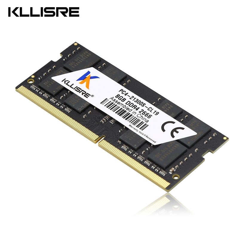 Laptop Kllisre DDR3 DDR4 8GB 4GB 16GB Ram 1333 1600 2400 2666 3200 DDR3L 204pin Sodimm Notebook Memória