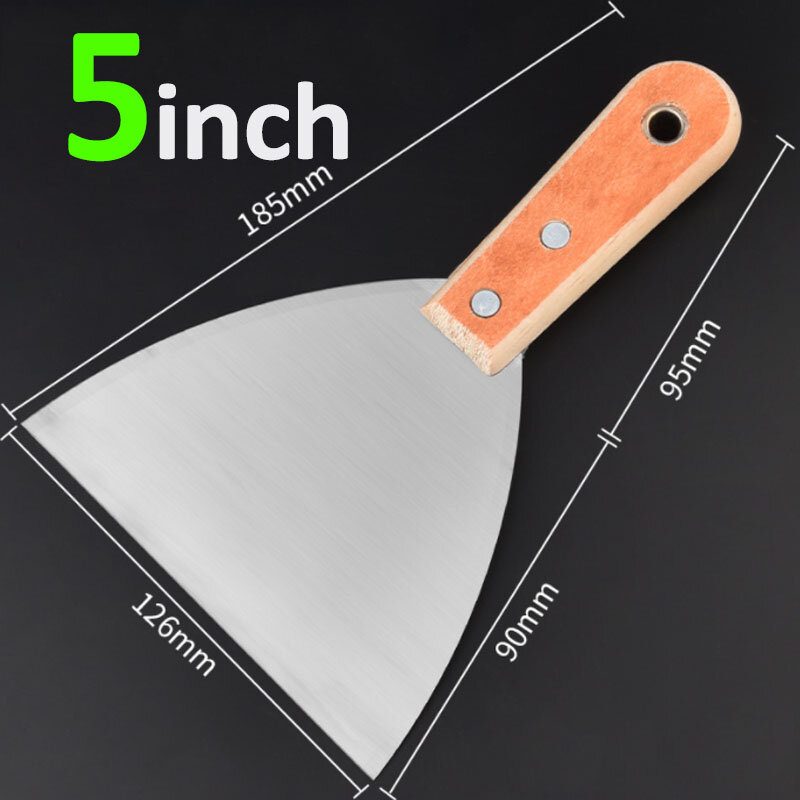 Putty Knife Blade Thickening Cleaning Putty Blade Spatula Trowel For Drywall Finishing Scraping Decals Wallpaper