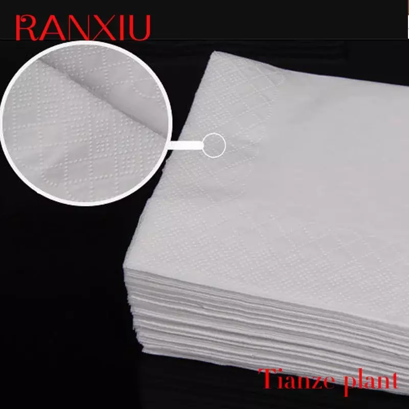 Custom Factory manufacturers custom cheap price restaurant party napkins custom printed white tissue paper napkins