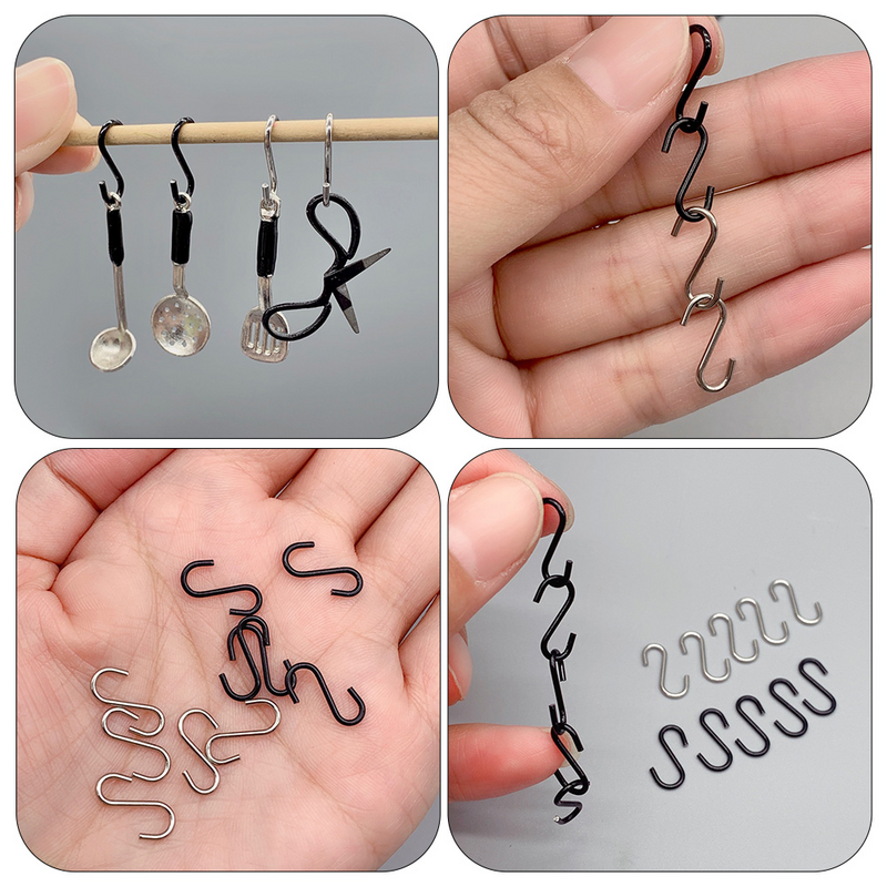 10 Pcs Supplies Hooks Hanging Hooks for Hanging Hooks For Decorationsations Clothes Hangerss Toy Dollhouse Hanging