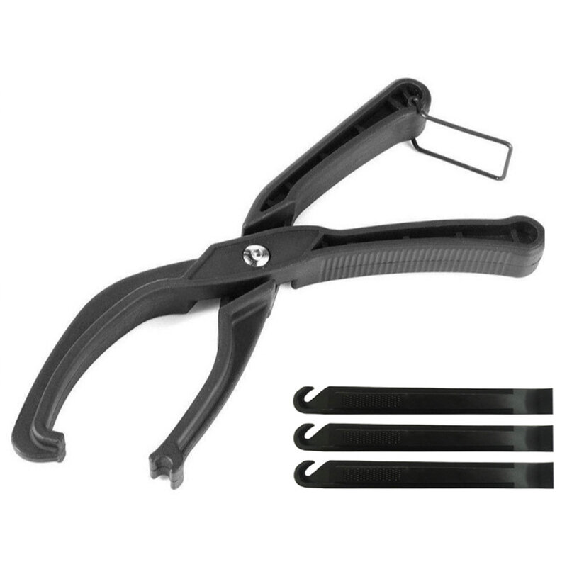 Bike Tyre Replacement Tool Lever  3 Tyre Prying Rod + Tyre Scraping Pliers Bicycle Tire Lever Tire Repair Tool Bicycle Maintenan