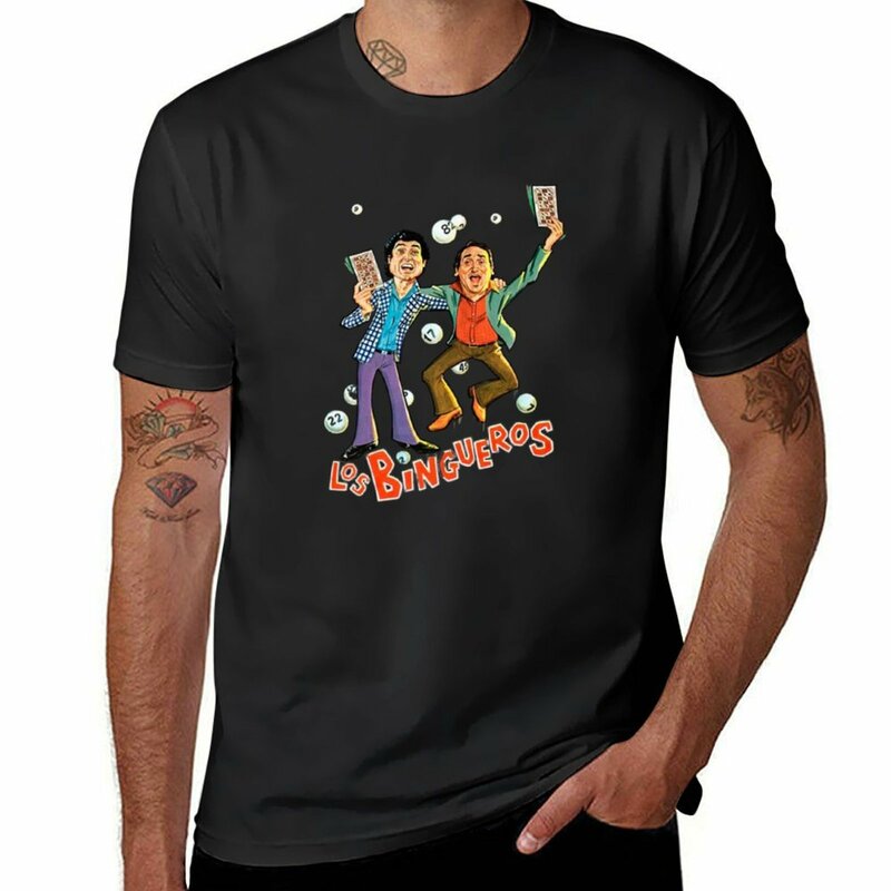 Футболки BINGUEROS, футболки с графическим рисунком, милые мужские топы, одежда