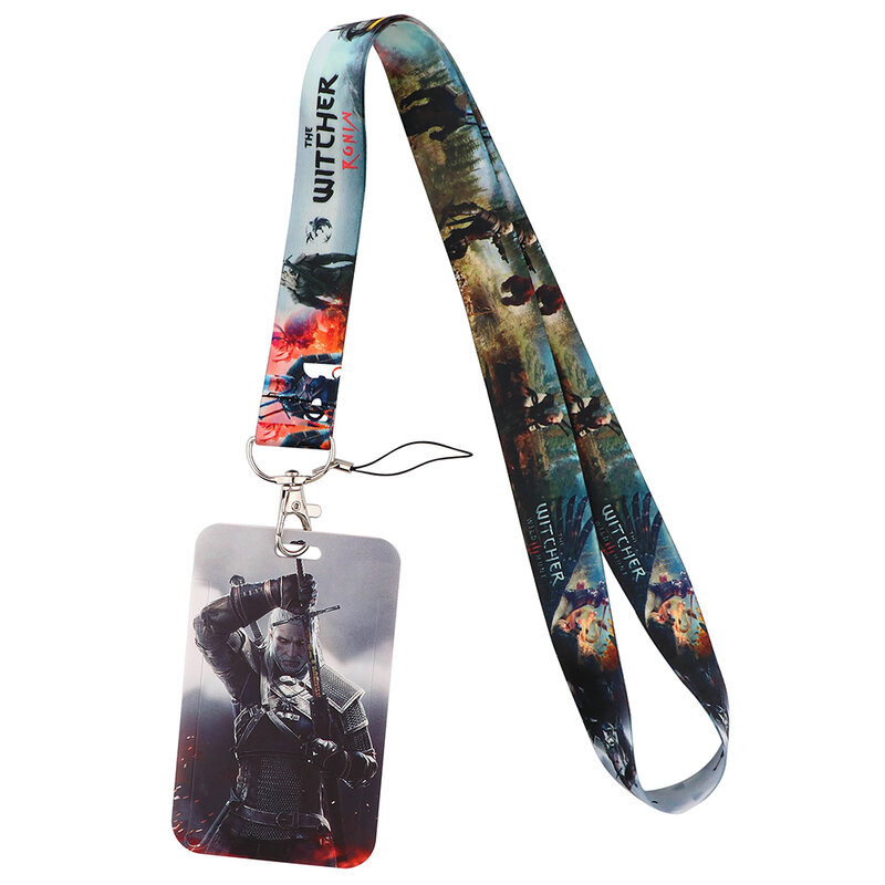 Flyingbee X2621 Cool Figure Fashion Lanyards ID Badge Holder Bus Pass Case Cover Slip Bank Credit Card Holder Strap Cardholder