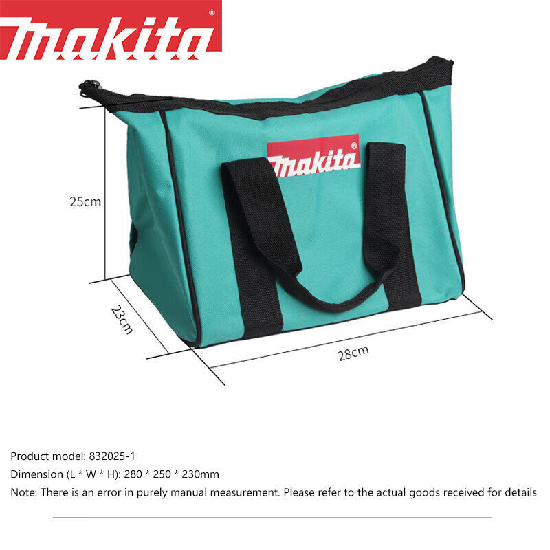 ماكيتا أداة حقيبة أدوات نايلون واحد الكتف متعدد الطبقات متعددة الوظائف مجموعة أدوات 832035-1