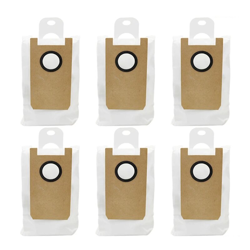 6 PCS Dust Bags As Shown Home Accessories For UWANT U200 Robotic Vacuum Cleaer Replacement High Capacity Dust Bags Parts