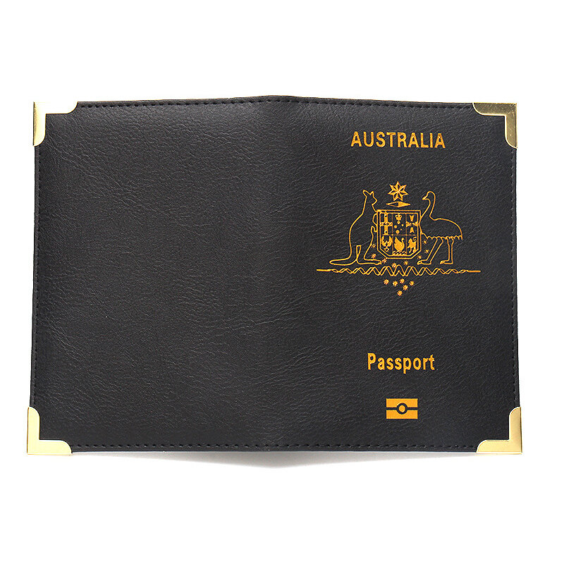 Australia Travel Passport Cover for Women, Passport Holder Case, Protector Wallet, Pink, Australia
