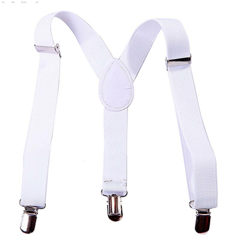 Baby Girls Boys Kids Elastic Leather Adjustable Y-Back Child Elastic Suspenders For Party Suit Skirt Gift
