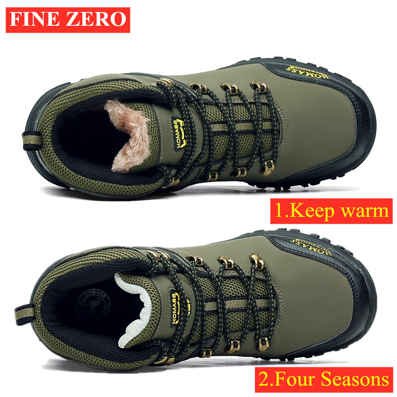 Zapatos de senderismo impermeables para hombre, botas transpirables del ejército de combate táctico, zapatos de escalada al aire libre, zapatillas de Trekking antideslizantes