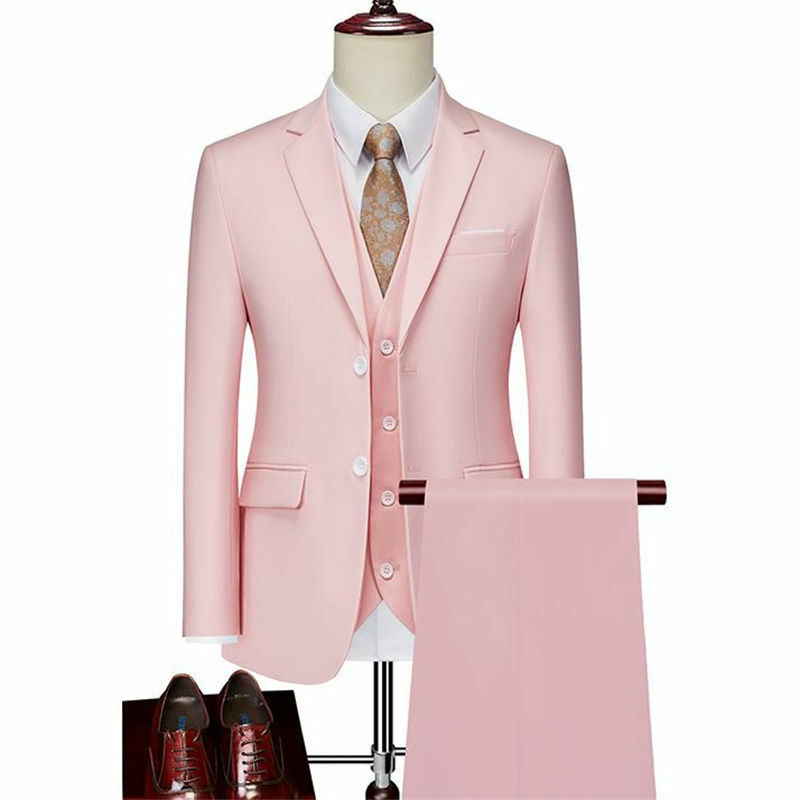 Garnitur męski biznesowy profesjonalny strój formalny slim fit garnitur pana młodego młodzieżowa sukienka recepcyjna dla drużby