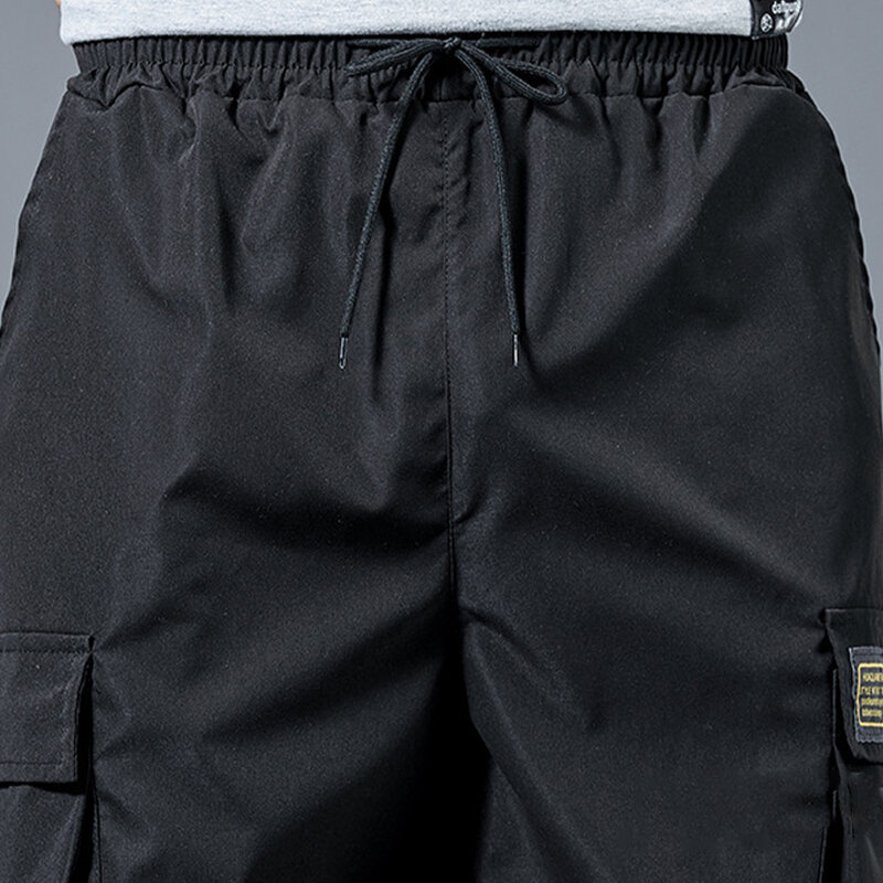 Calção de carga multi-bolsos masculino, calça de praia, calcinha chino casual para treino de ginástica, boxer surf, verão
