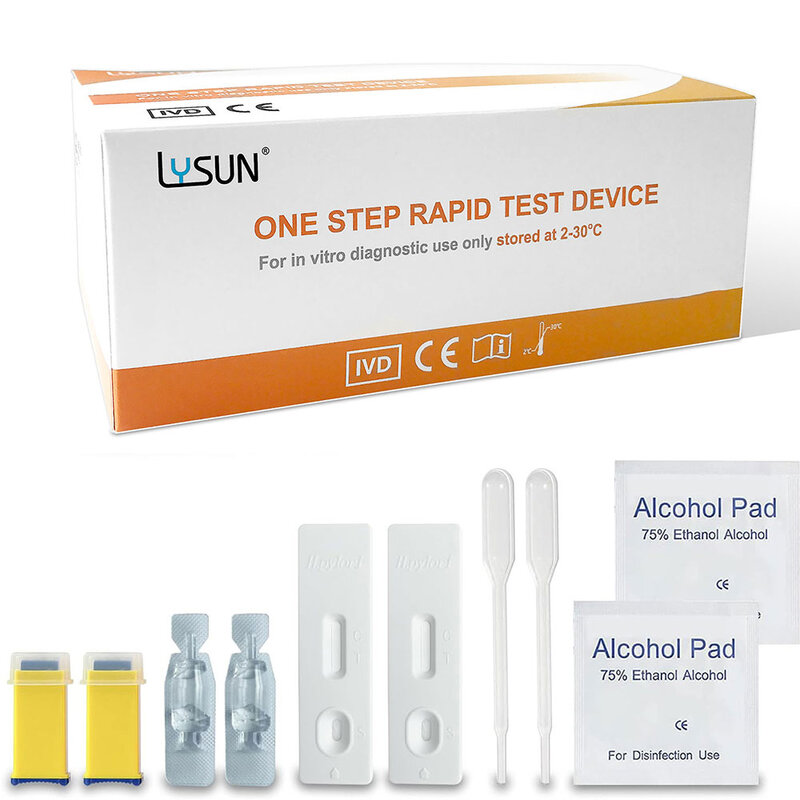 Helicobacter Pylori (H. Pylori) Home Test Kit - Fast and Accurate, 2 Tests Included, Self-Test at Home, Results in 10-15 Minutes