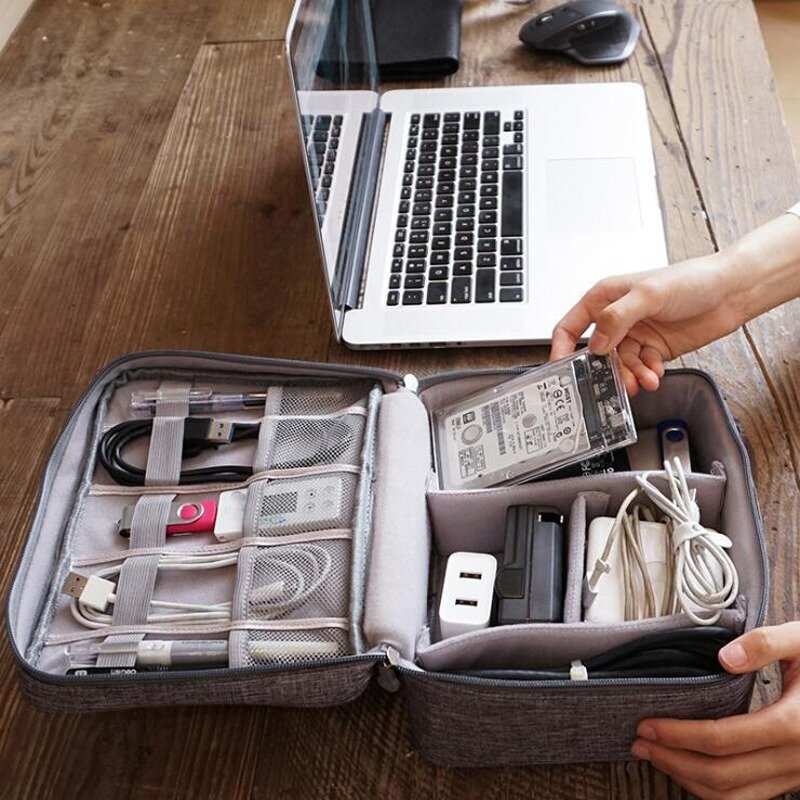Document Bag Large Capacity Travel Passport Wallet Card Organizer Men's Business Waterproof Storage Pack Home Accessories Item