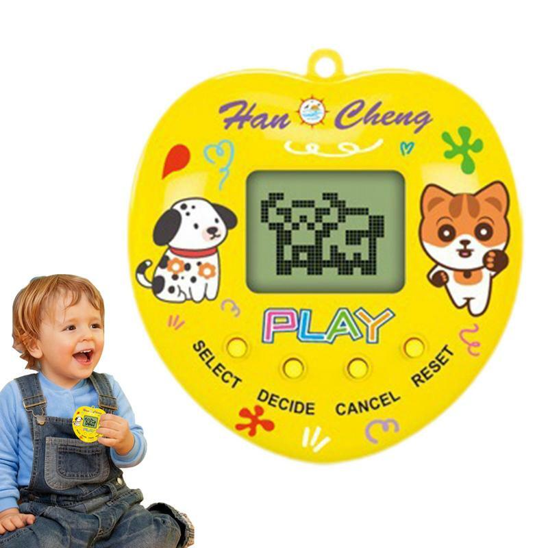디지털 애완 동물 게임 168 레트로 휴대용 게임기, 향수 가상 디지털 애완 동물 키체인 게임