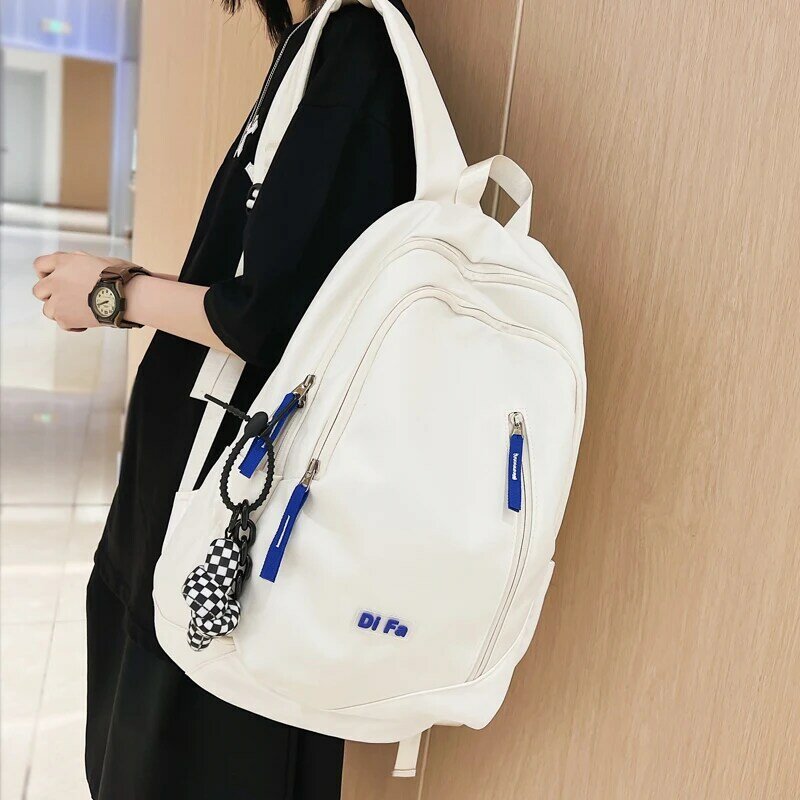 Fashion Lovers Bookbag High Capacity Men Backpack Women Travel Bag Rucksack Waterproof Black Schoolbag Laptop Mochila