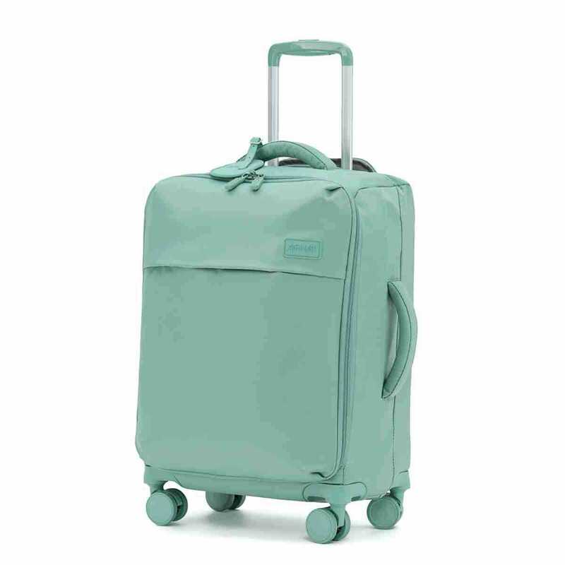 Lightweight Designer Carry-On Luggage with Spinner Wheels for Women Expandable Softside 20 Inch Suitcase Business Duffel Bag