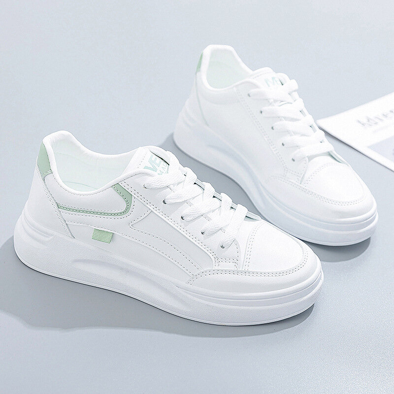 Women's Shoes Summer Thick Sole White Spring Autumn Breathable Platform Tennis Woman Trend Round Head Female Casual Sneaker2024