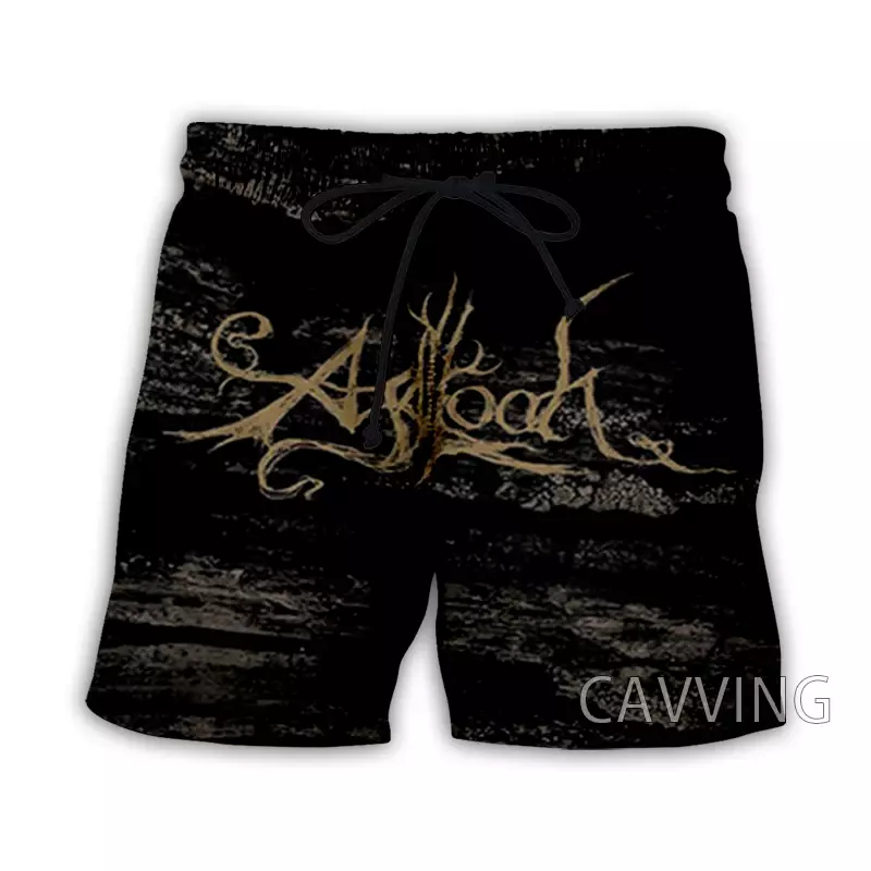 CAVVING-Shorts de praia casuais Quick Dry para homens e mulheres, streetwear Agarcromático 3D, verão