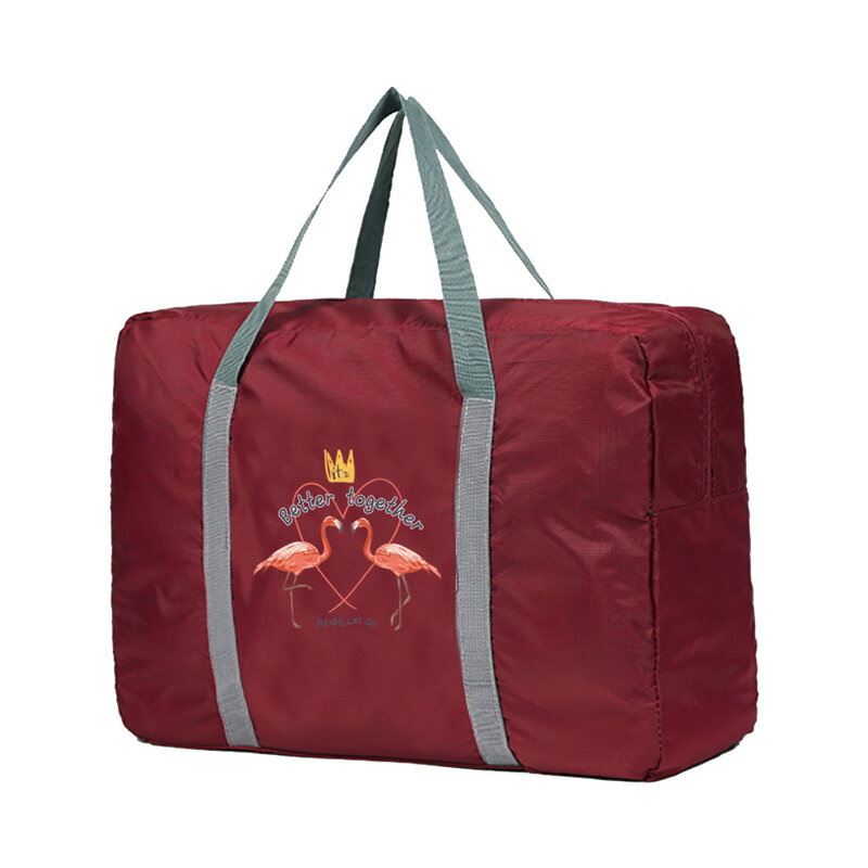 Sac de voyage unisexe, sacs à main pliables, sac de voyage grande capacité, sac à bagages Portable motif flamant rose, accessoires de voyage